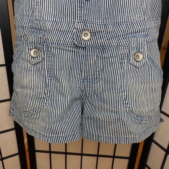 Striped Denim Overalls - Picture 4 of 12